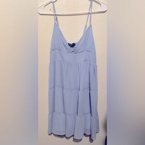 HYFVE Brand Powder Blue Babydoll Spaghetti Strap Dress, Size L